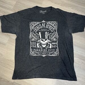 Guns N' Roses Appetite for Destruction Paradise City Men Shirt Bravado X-Large